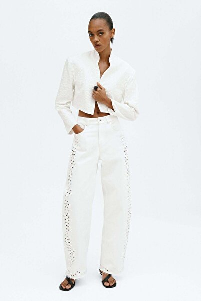 H&M Broderie anglaise jeans