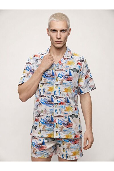 Loft Relax Fit Men's Shirt Arm Sleeve