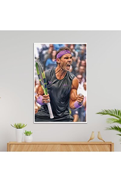 ALAYRA International Alayra Rafael Nadal Poster Tennis Fan Art Print Wall Pos...