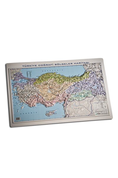 Südor Gürbüz Kabartmalı Türkiye Coğrafi Bölgeler Haritası 35X50