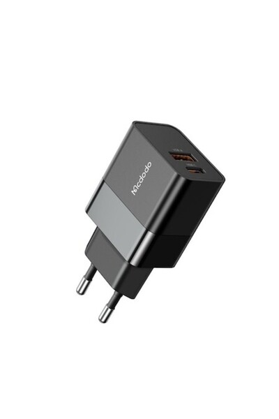 Mcdodo CH-1951 network charger, 2 USB ports, 2E+1 W, Black color