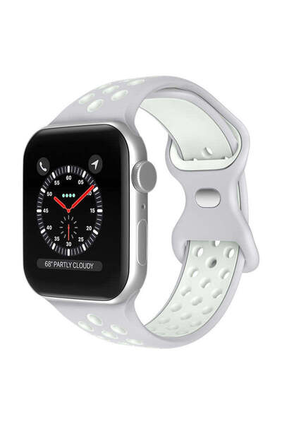 Kasse Curea Silicon Dual Color pentru Apple Watch SE3/SE2/SE/11/10/9/8/7/6/5/...