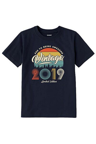 Colermi Vintage Kids T-Shirt – 2019 Birth Year Design