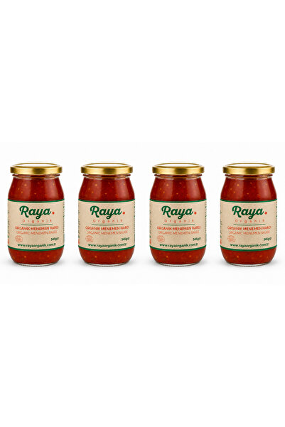 Raya Organik Menemen Harcı 345 gr 4'lü – Katkısız ve Doğal Lezzet