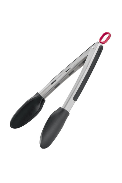 TEFAL Clește de bucătărie Ingenio+ K1991534, oțel inoxidabil, rezistent la te...