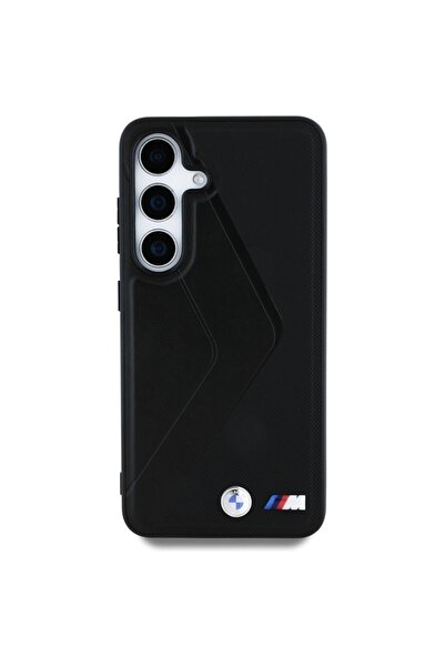 BMW Husă MagSafe din piele cu dungi supradimensionate pentru Samsung Galaxy S...