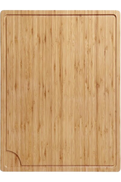 Garvee Large 61 cm Bamboo Cutting Board, Stove Cover with Deep Juice Groove a...