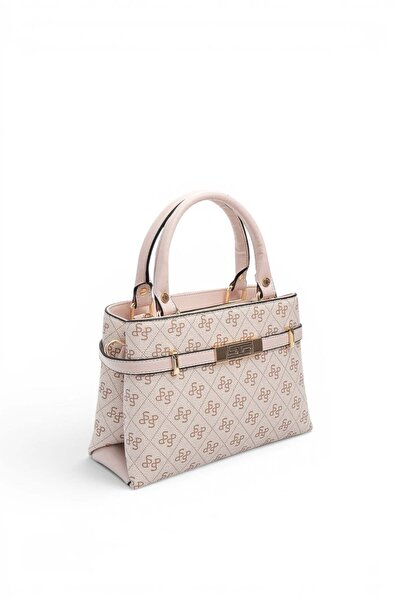 Silver Polo Pink - Powder Monogram Women's Handbag Sp1149