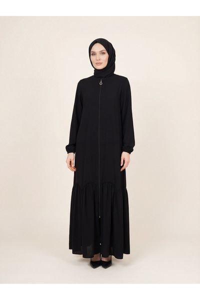 Beyza Giyim 9565 Fırfırlı Ferace