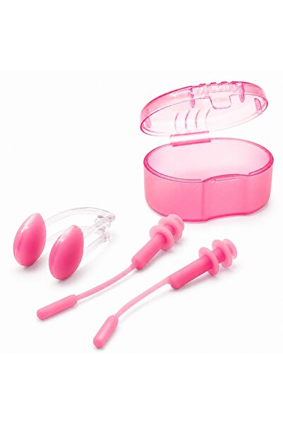 BERMUDA Deniz Havuz Kulak Burun Tıkayıcı Set 01 Pembe