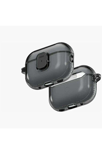 uniq Husă Glase Pro pentru AirPods Pro 3 cu blocare - Negru transparent