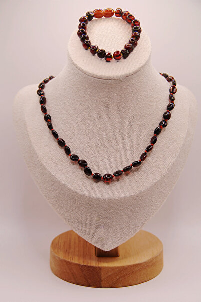 assa accessories Damla Amber Baby Necklace-Bracelet Set Original Certified