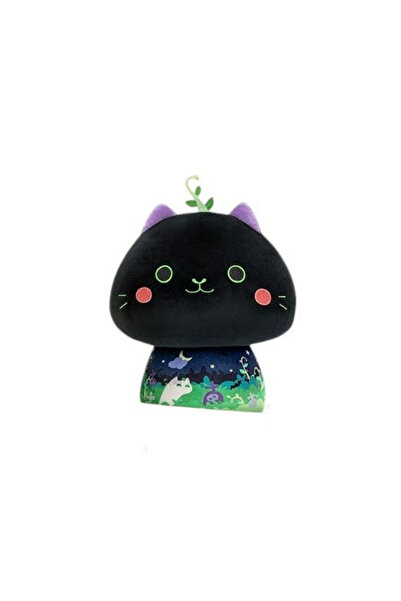 mewaii Jucarie plus de 20cm, culoare negru, forma pisicuta, - UJWJ