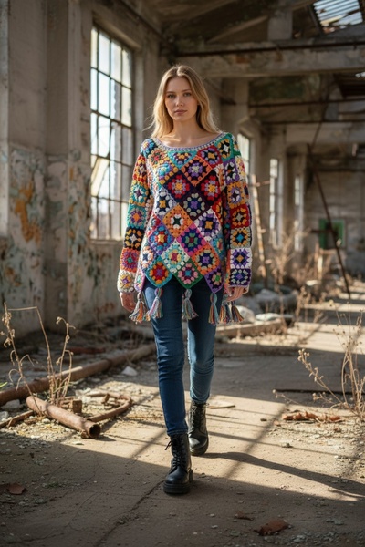 El örgüsü Ydr Design Sweater