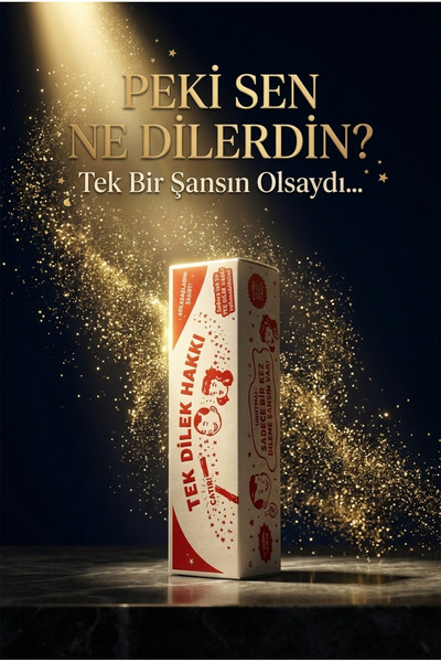 RKO Tek Dilek Hakkı | Gizemli Konsept Hediyelik Ürün | Arkadaş Hediyesi | Kol...