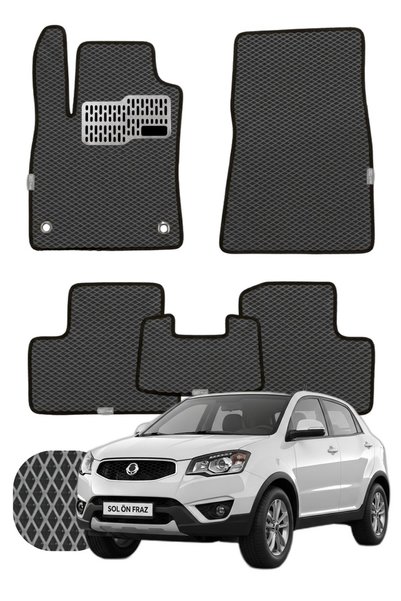 UNAL MAT Ssangyong Korando Sports 2012-2018 Özelleştirilebilir Tam Set Premiu...