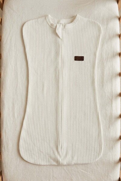 dinamik çocuk 0-3 Months Newborn Baby Swaddle Sleeping Bag Ribbed Cotton Zipp...