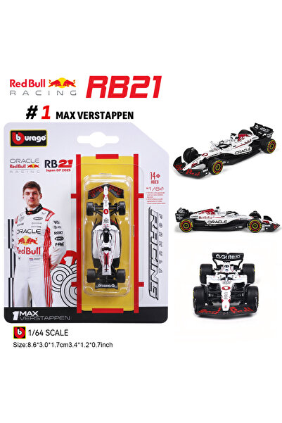 Choice8 1-64 2025 RB21-1JP بوراغو 1:64 ماكلارين F1 2025 MCL39 # 4 لاندو نوريس...