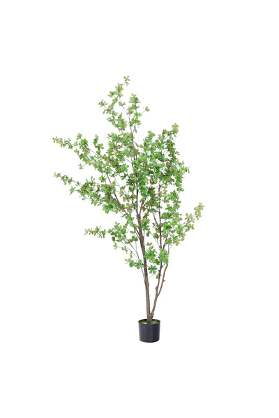 sharpdo Tall Artificial Green Tree, 180cm Fake Enkianthus Plant with Realisti...