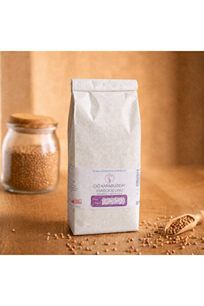 Zerun1650 %100 Tam Karabuğday (Greçka) Unu - 1 KG