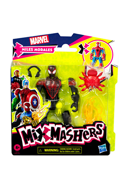 Marvel Figurina cu accesorii, Spiderman, Mixmashers, Miles Morales, F9214