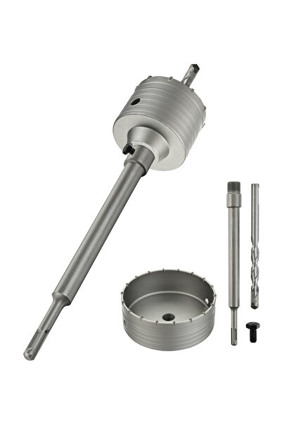 Lawazim 85mm SDS Plus Wall Hole Saw Set for Brick Cement Concrete & Installat...