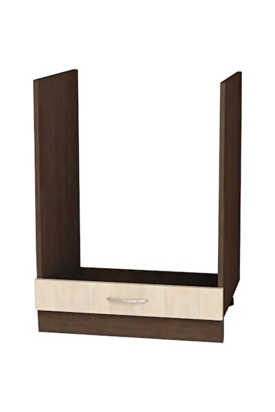 Sani Dulap inferior pentru cuptor Modest H-60x48x82 cm, Wenge și Stejar Sonoma