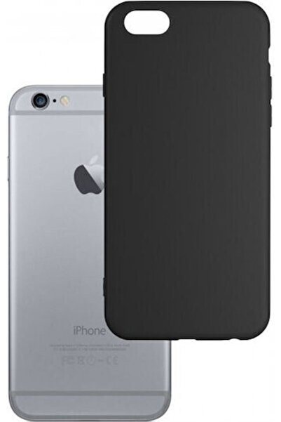 3MK Μαύρη ματ θήκη πλάτης σιλικόνης (iPhone 6/6s)