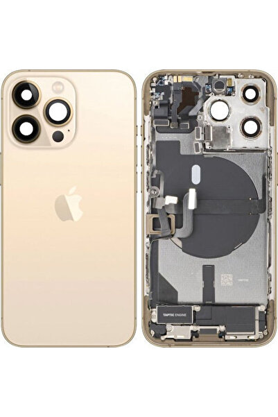 Apple Κάλυμμα Μπαταρίας Πίσω Γυαλί Μεσαίο Πλαίσιο iPhone 13 Pro Πλήρες Σετ Αν...