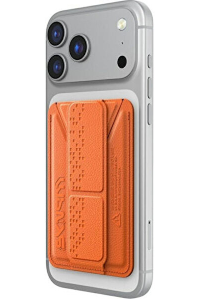 Skinarma Θήκη καρτών MagSafe Kado Haxa σε πορτοκαλί χρώμα