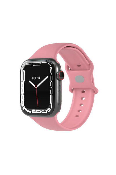 Techsuit Λουράκι Σιλικόνης Ροζ (Apple Watch (1-10, SE, SE 2) - Apple)