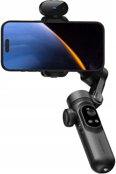 AOCHUAN X Pro Γκίμπαλ Κινητού Τηλεφώνου με Σταθεροποιητή 3 Αξόνων Μαύρο