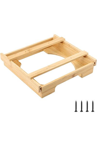 OEM Dozator pentru farfurii de hârtie, bambus, sub blat, maro, 23 cm