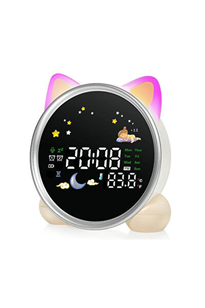 Beline Tabletop Clock with Alarm White ML-AC-01-53