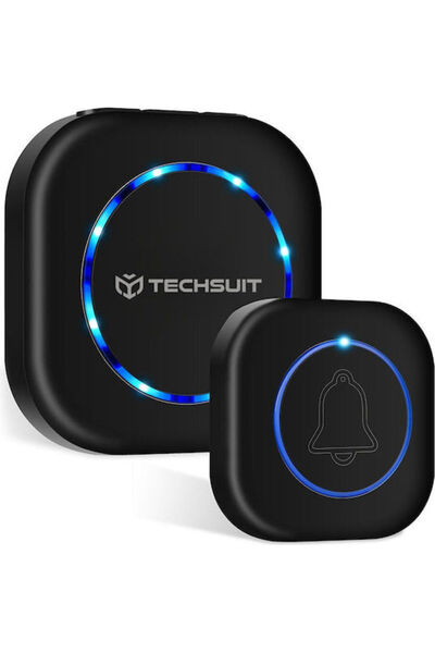 Techsuit Ασύρματο Κουδούνι Πόρτας Μαύρο