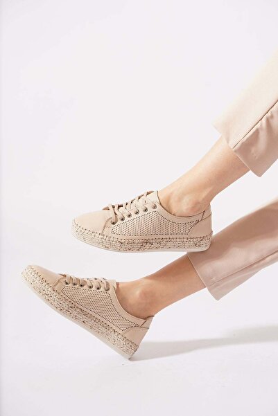Moda Pie Rebas Sole Stitched Side Stapled Genuine Leather Orthopedic Women's ...