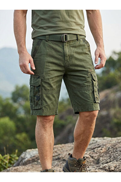OEM Pantaloni scurți cargo bărbătești militari din bumbac confortabili 34 inch