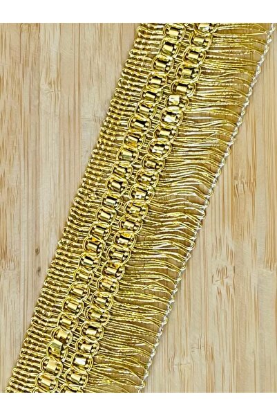 Öztürk Tuhafiye Dantelă decorativă cu margine lurex, cu sclipici și lurex met...