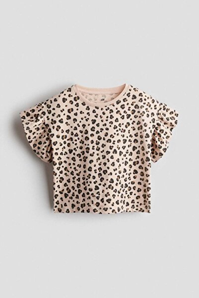 H&M Flutter-sleeved top