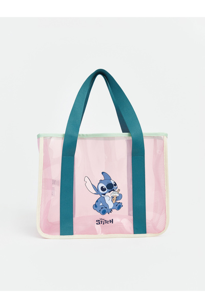 LC Waikiki Geantă de umăr pentru fete cu imprimeu Lilo și Stitch
