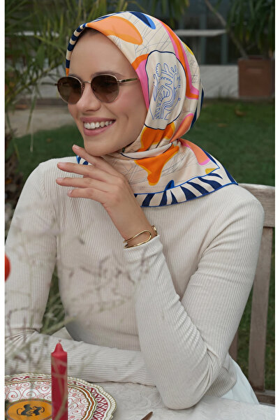 United Colors of Benetton Φουλάρι με σχέδιο Σιένα -1009-90*90