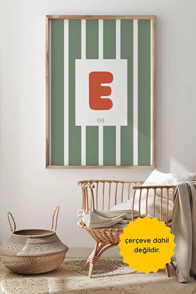 fuart.co Çocuk Odası Kişiye Özel Poster, Çocuklara Özel, Çerçevesiz Poster, Y...