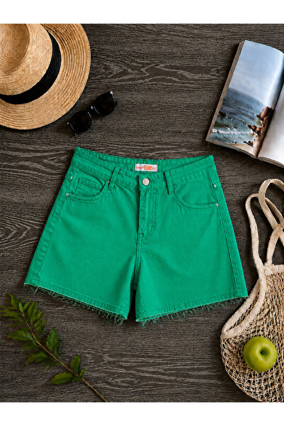 GRİİ WEAR شورت جينز أزور