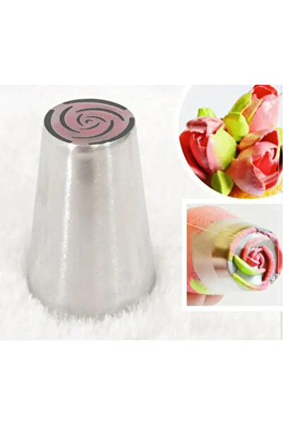 Siliko World Stainless Steel Cream Piping Bag Tip, Russian Holder, 1 Piece + ...