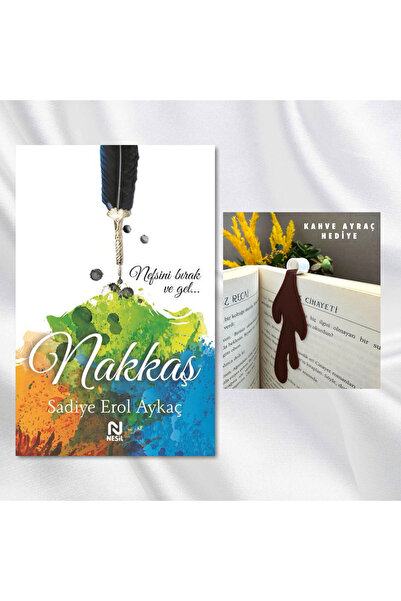 Nesil Yayınları NAKKAŞ / DÖKÜLEN KAHVE FİGÜRLÜ KİTAP AYRACI HEDİYE