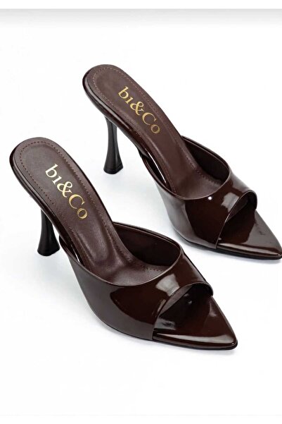 Bİ&CO Women's Pointed Toe Heeled Slippers