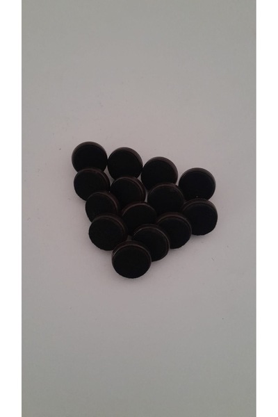 HAMADEX Nail-On Poligrit 10 Pieces Black