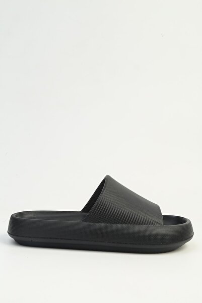 Benetton Black Men's Slippers Bn-1600