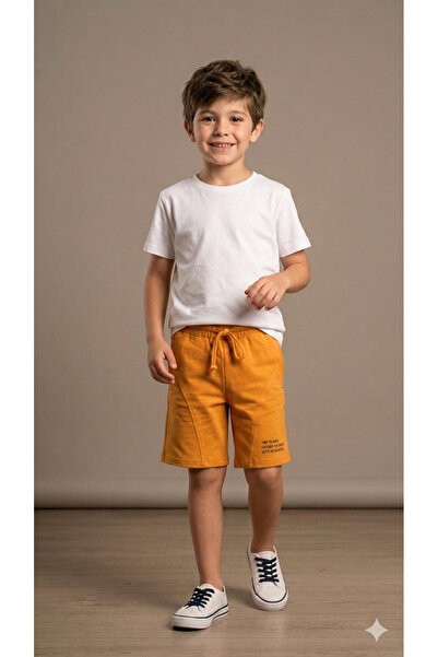 Woorage Boy's Basic Shorts with Pockets