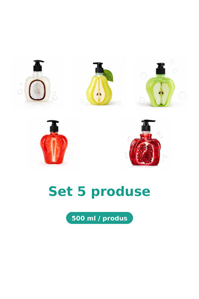 Tasty Set 5 Produse Tasty, Mix Cocos, Pere, Mar Extract, Capsuni, Rodie